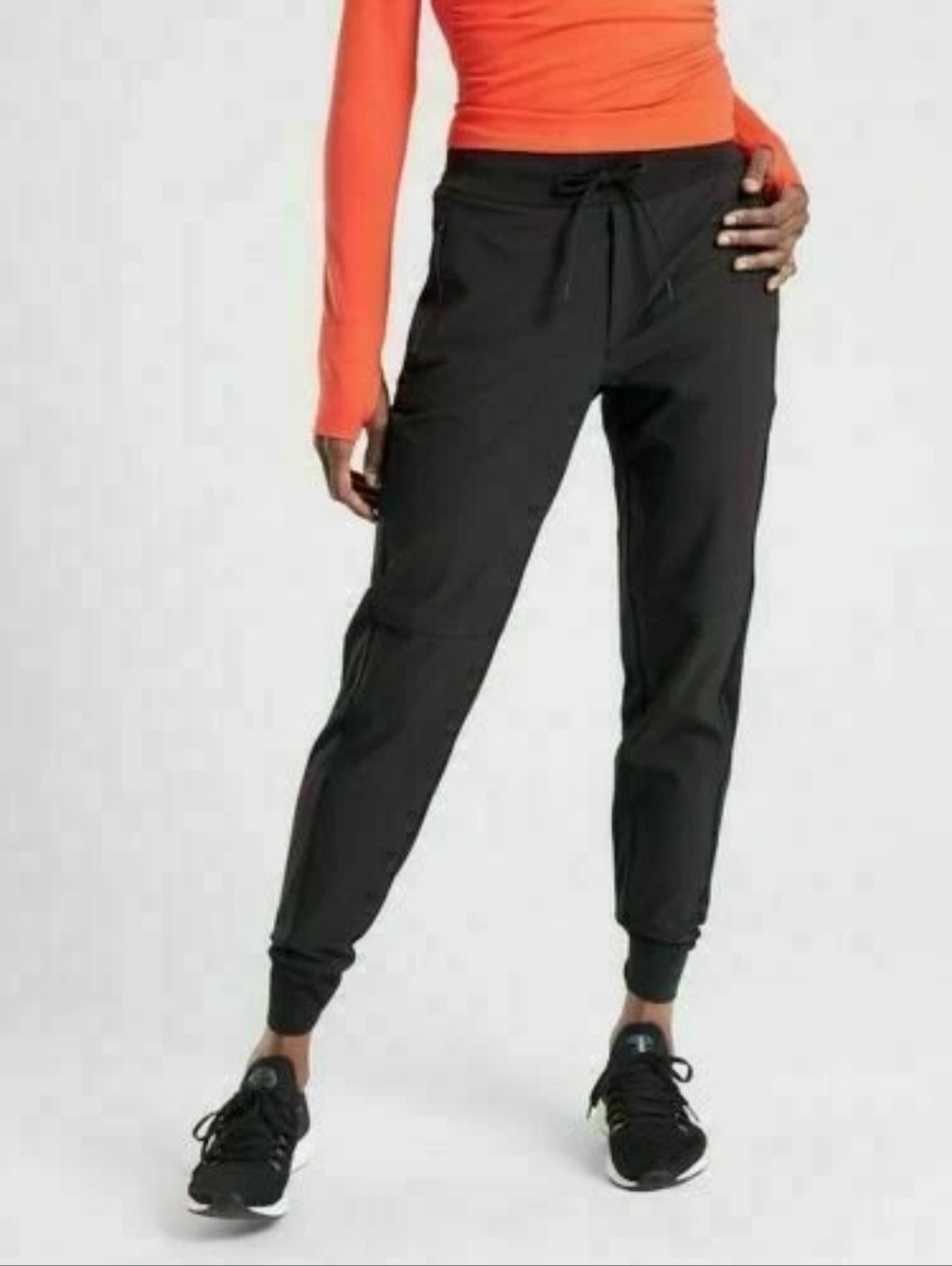 Athleta Headlands Hybrid Trek Jogger Pants Black Size 2